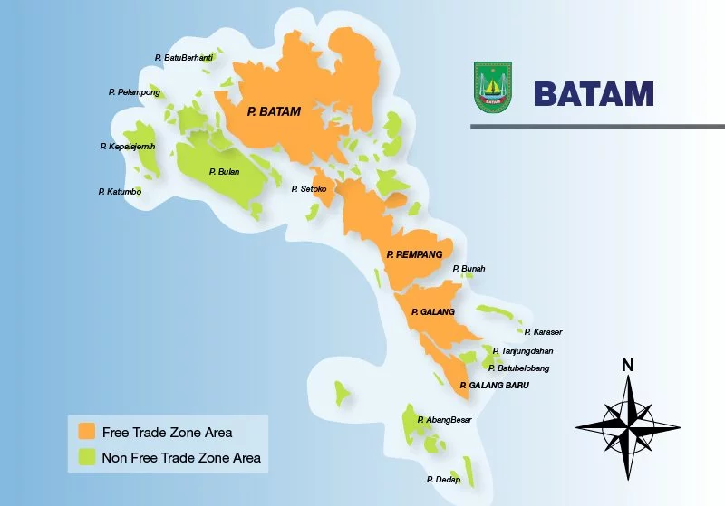 batam free trade zone map - cekindo