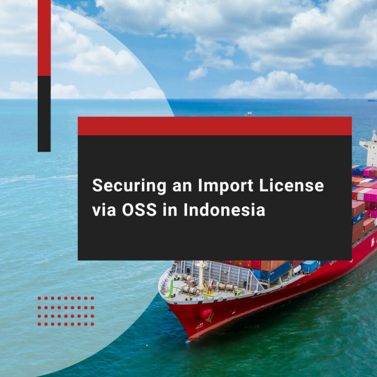Securing an Import License via OSS in Indonesia