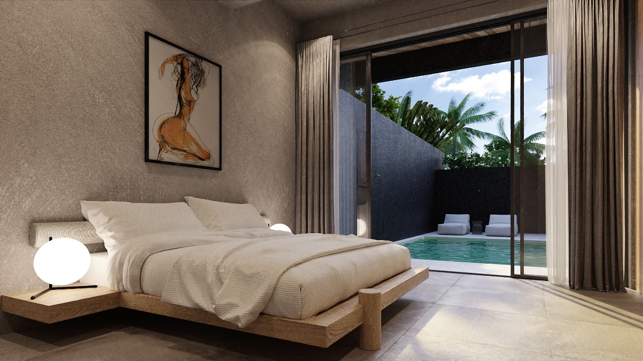 Canggu Charm: Lease Your Ideal One Bedroom Apartment in Bal