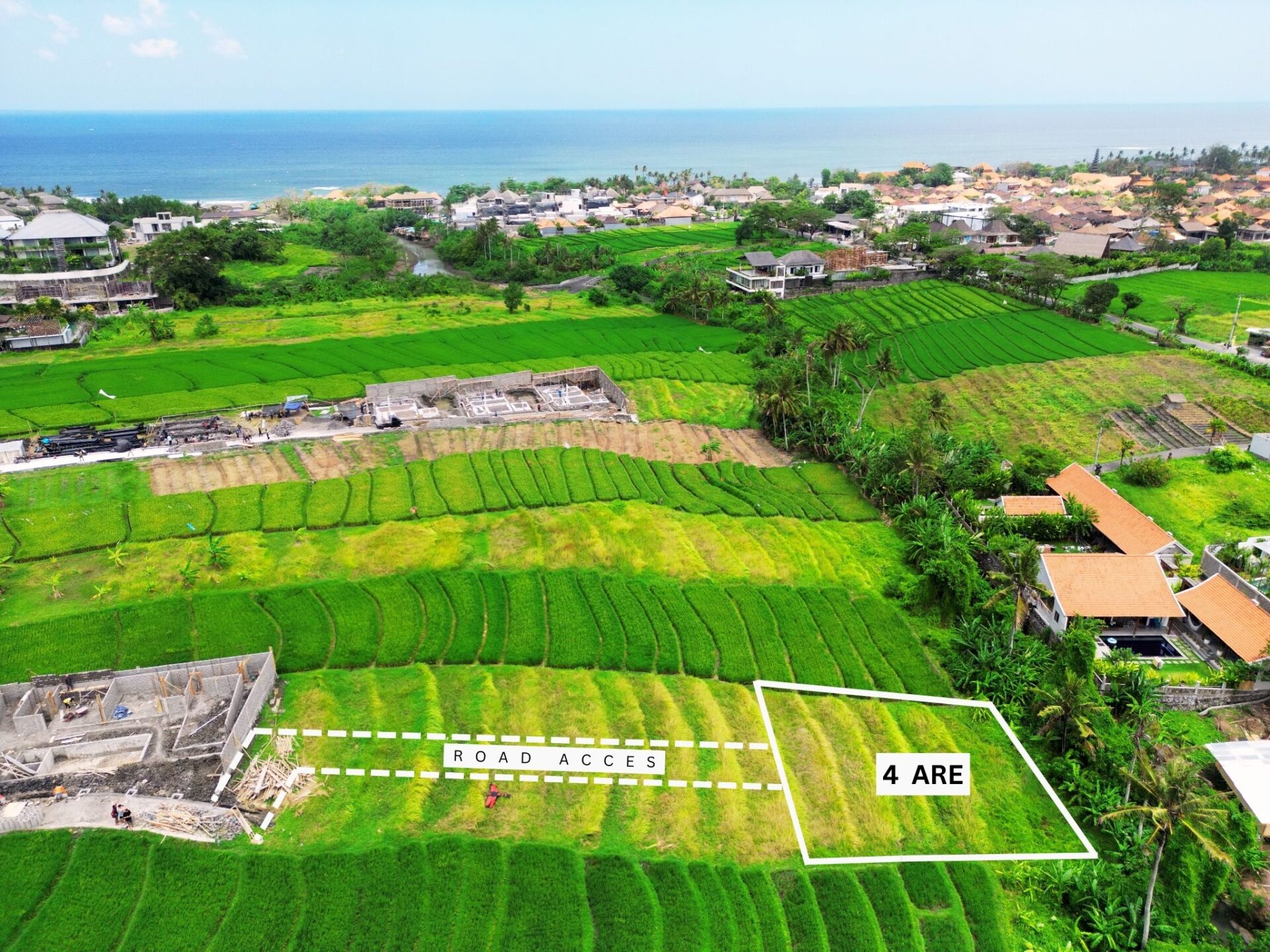 Pink Zone: Land for 26 Years Lease in Pererenan