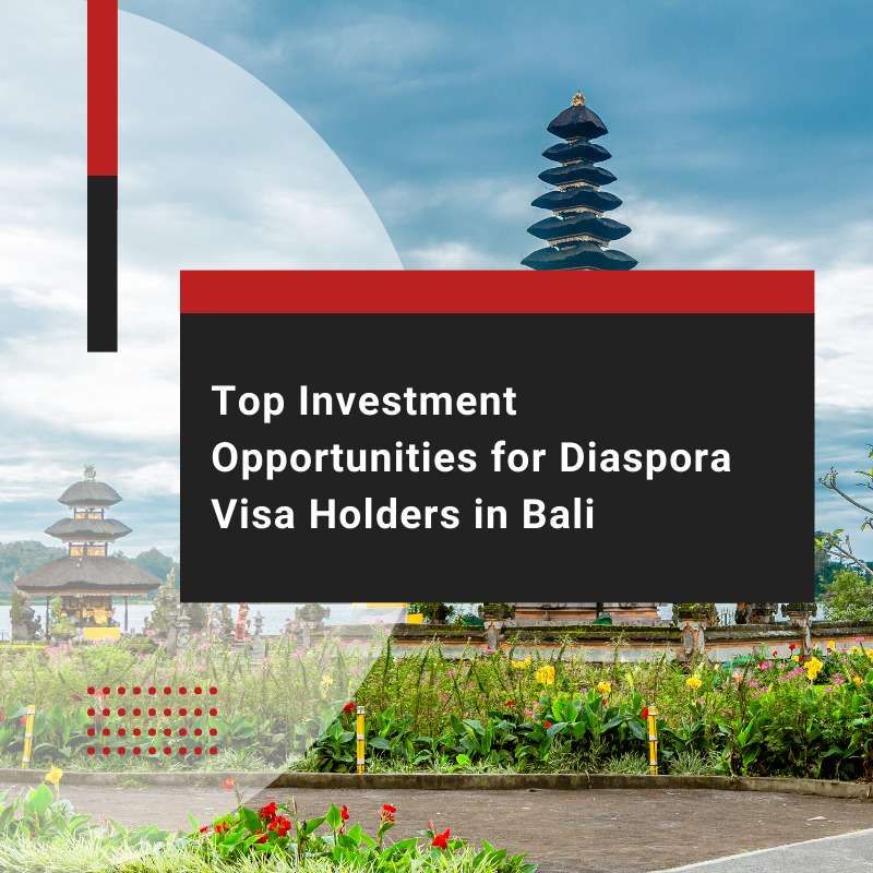 Investment Opportunities in Bali for Diaspora Visa Holders